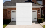 (2) 8’2” X 12’ - Insualted Garage Door - White 
