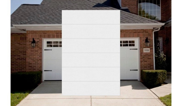 (2) 8’2” X 12’ - Insualted Garage Door - White  in Garage Doors & Openers in Renfrew