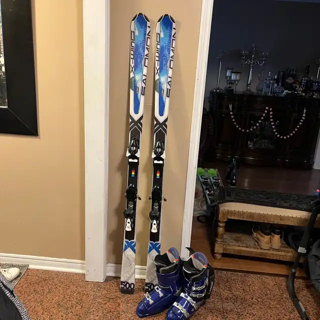 170 Salomon  ski with boots  in Ski in Markham / York Region - Image 2