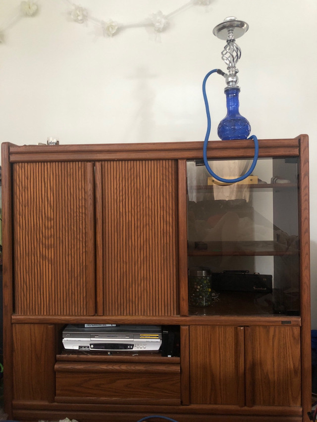Wooden tv stand/entertainment unit  in Other in Winnipeg