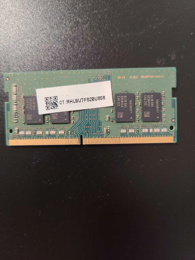 RAM memory 8GB Laptop dans Composants de système  à Laval/Rive Nord - Image 2