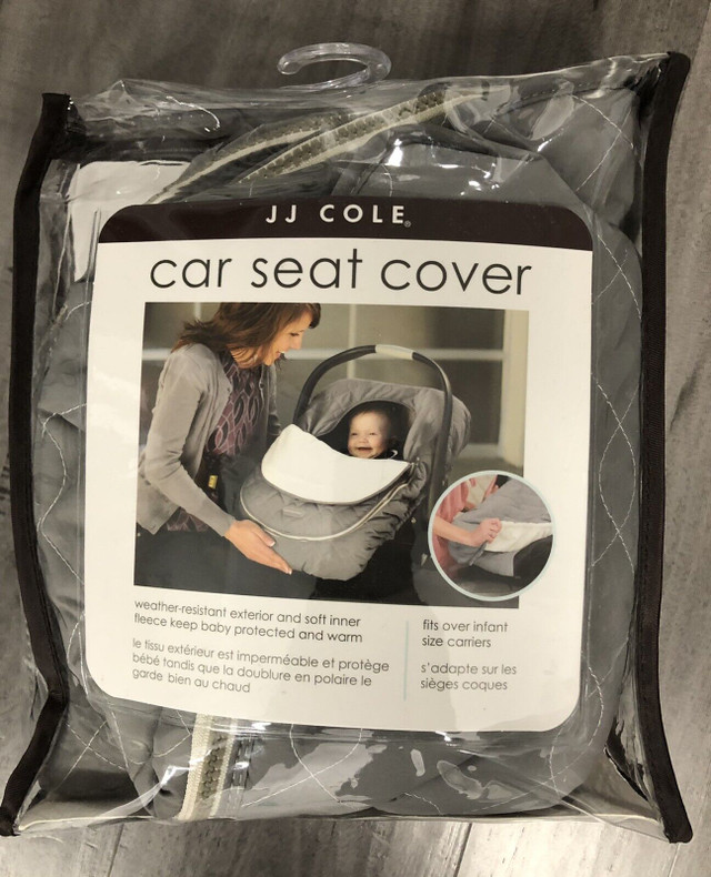car seat cover chancelière pour coque JJ Cole 15" x 22" dans Poussettes, porte-bébés et sièges d'auto  à Ville de Montréal - Image 2