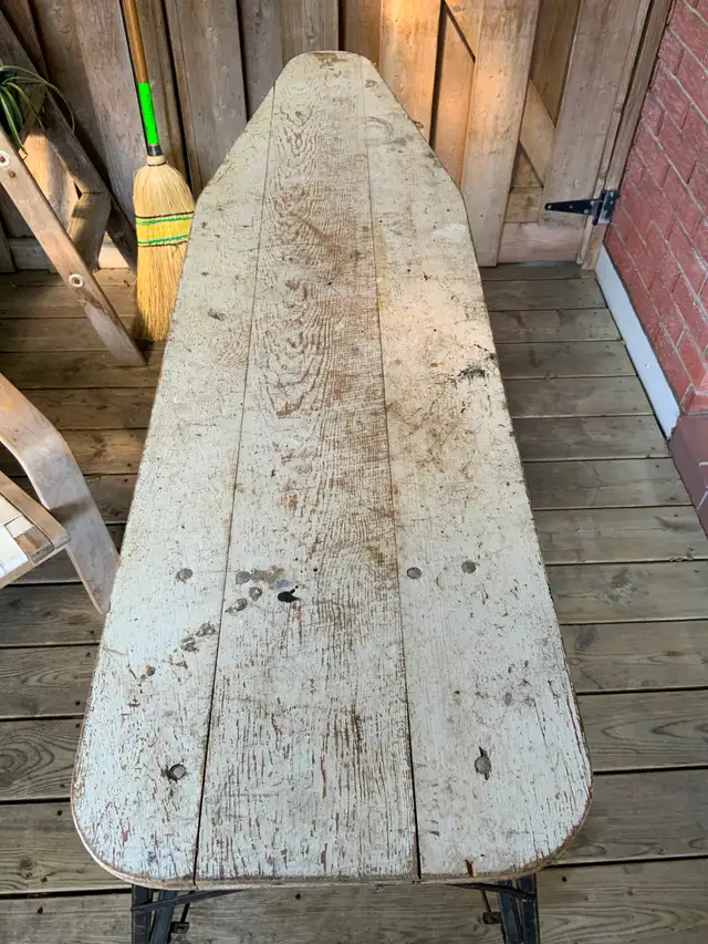 Antique Ironing Board - wood and steel in Other in Kitchener / Waterloo - Image 3
