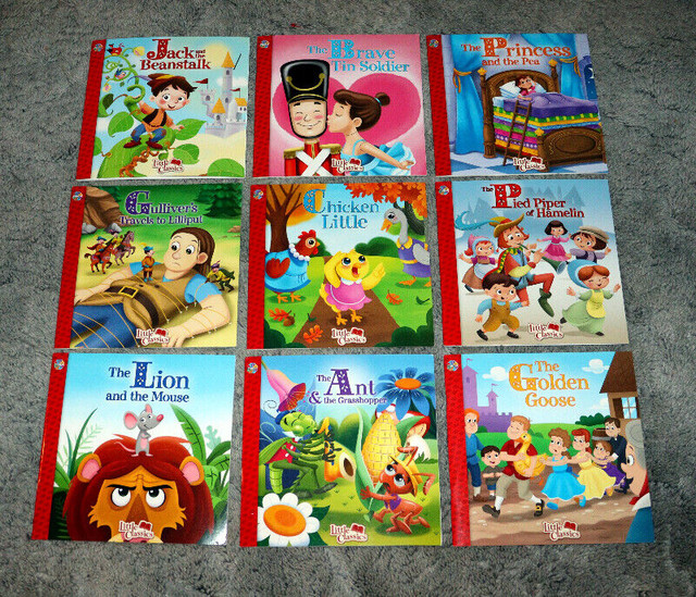 Childrens Soft Cover Book Lot of 9 in Toys & Games in St. John's