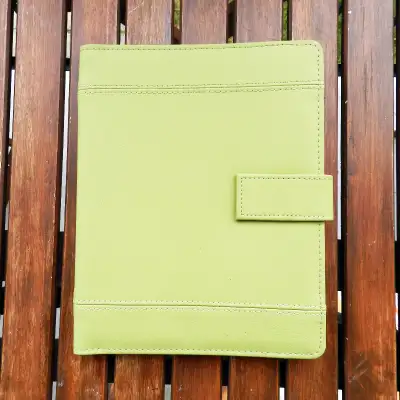 New Leatherette Cover Planner with Blueline Notebook - 2 Colors, View more