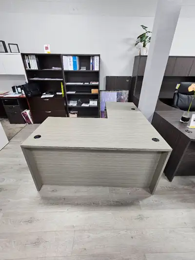 Akita Office Furniture Check what we have: Various styles available!. -L-Shape Desk $499 -Size: 60 x...