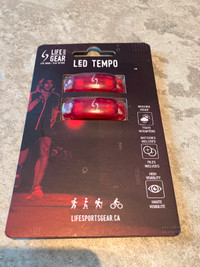 NEUVES *** Lumières sécurité pour souliers Life Gear Led Tempo