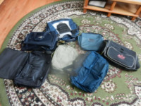 various luggage bags