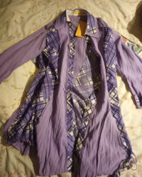 CRISCA Purple Light Women's Top, NEVER WORN