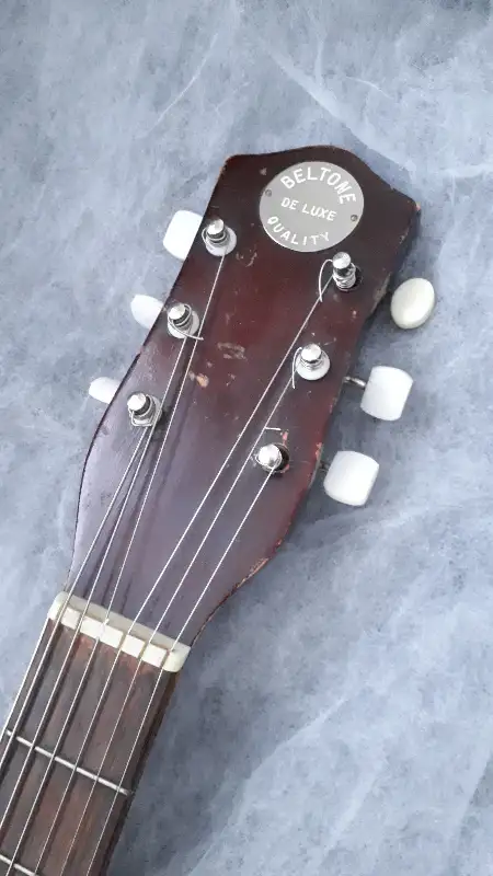 VERY RARE Beltone Hollowbody Electric Guitar - Vintage in Guitars in Edmonton - Image 5