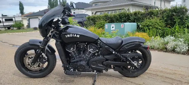 2022 Indian scout bobber 60 abs stage 1 tuned and many ugrades. in Street, Cruisers & Choppers in Edmonton - Image 2