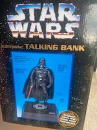 STAR WARS and BATMAN TALKING BANK & MORE ITEMS