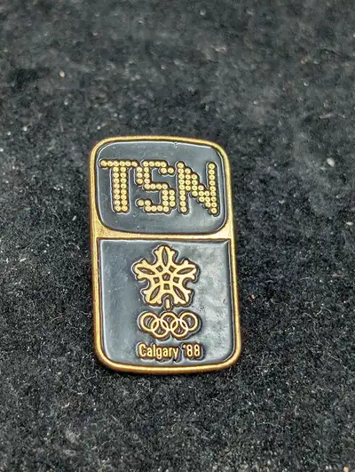 1988 Calgary Winter Olympics TSN The Sports Network Lapel Pin, View more