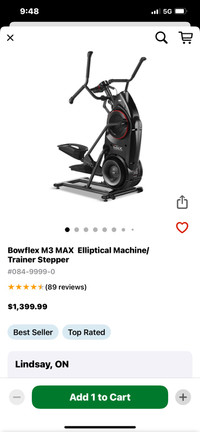  Bow flex, M3 as seen in picture 