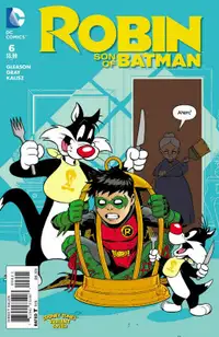 DC Comics - Robin, son of Batman #6 Looney tunes variant VF/NM.