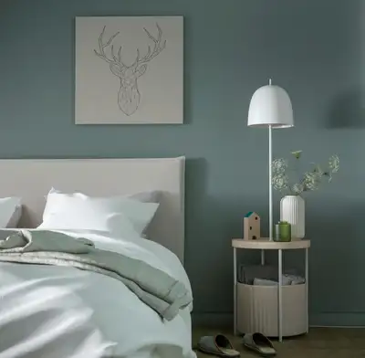 New in box, ikea TRINDSNÖFloor lamp, white metal/birch veneer, View more