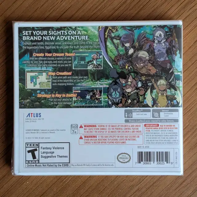 NEW Etrian Odyssey V Nintendo 3DS Game in Nintendo DS in Oshawa / Durham Region - Image 3
