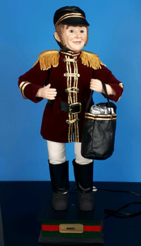Collectable Holiday Creations Animated Bellhop 24" Tall Figure