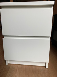 IKEA MALM nightstand / dresser (2 drawers)
