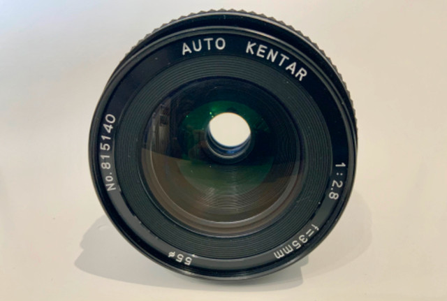Kentar 35mm f/2.8 lens with Canon FD mount in Cameras & Camcorders in Peterborough