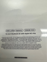 BRAND NEW IN BOX MacBook Air M2 13.6”