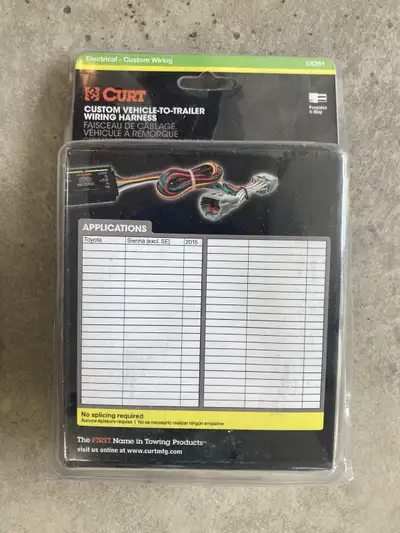 Toyota Sienna (15-'20) trailer wiring, View more