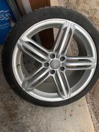 Audi A4 Summer Tires on Rims