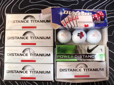 Total 21 New golf balls; 15 x Toppoint Distance Titanium (90 compression) 3 x Nike Precision Power D...