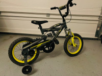 Bike for kids - size 12”  and helmets  