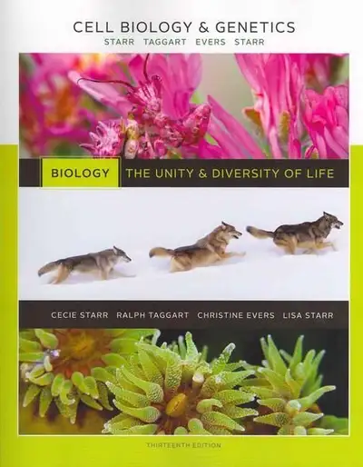 Cell Biology And Genetics 13E Starr 9781111579852, View more