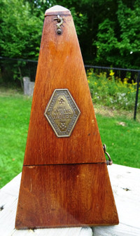 antique METRONOME with Bell Maelzel Paquet FRANCE 1815-1846