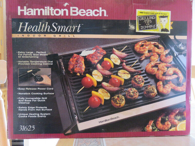 Hamilton beach family size indoor grill cheap