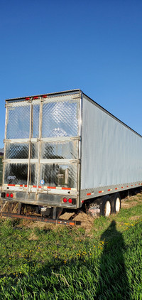Retired insulated 48' trailer.