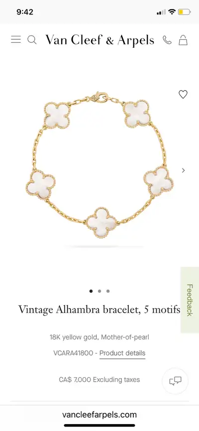 Van Cleef and Arpels Bracelet , View more