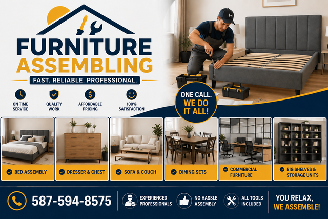 Handyman Services | TV Mounting | Furniture Assembly | Cleaning in Renovations, General Contracting & Handyman in Edmonton - Image 6