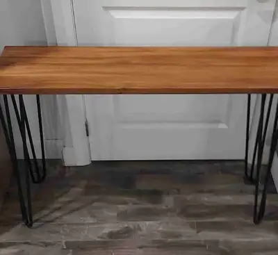 ✴️ MAGNIFIQUE TABLE CONSOLE EN MERISIER, View more