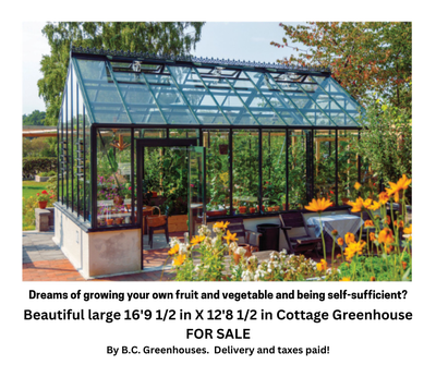 Beautiful large greenhouse!! NEW - has never been put up. Make me an offer that makes sense, paid $2...