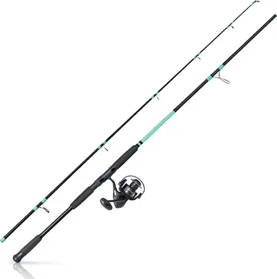 BNWT Surf Fishing Pole Rod Reel 10 Ft Medium Heavy 7000 Size XL, View more
