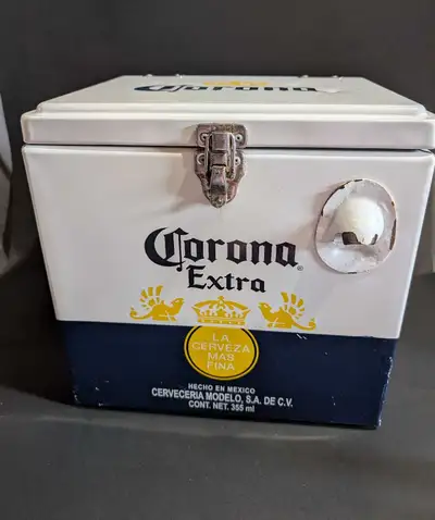Vtg Corona Extra Cooler With Built in Bottle Opener, View more