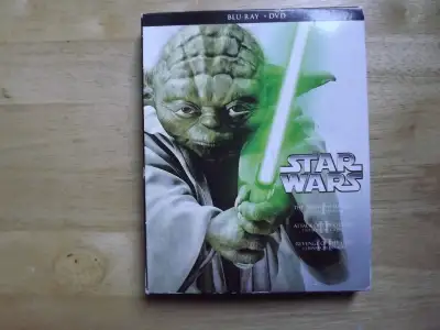"Star Wars Trilogy" 3 Movie Box Set on BLU-RAY + DVD I have for sale "Star Wars Trilogy " 3 Movie Bo...