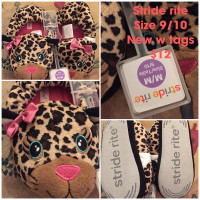 Girls stride rite slippers size 9/10 new w tags 