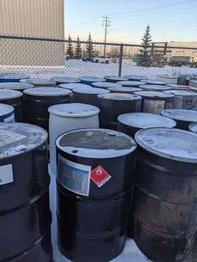 Used metal barrels that once contained oil or hydraulic oil. Free of charge, must come pickup. Will...