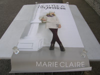 Pancarte Commercial Magasin Vêtements Marie Claire Femme Hiboux