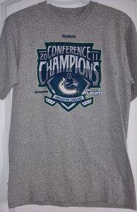 Medium -- Reebok Canuck's Conference Champions Shirt -- Yorkton