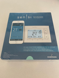 New Emerson Sensi Wi Fi Thermostat