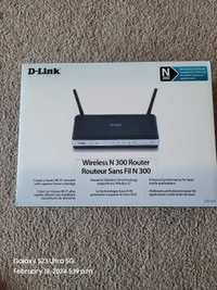 D link Wireless N 300 Router sans fil N 300