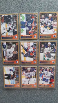 Panini Score 2013-14 Edmonton Oilers 9 basic Cartes hockey cards