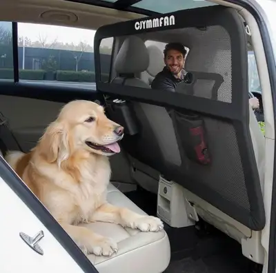 CJYMMFAN Dog Barrier for Car, View more