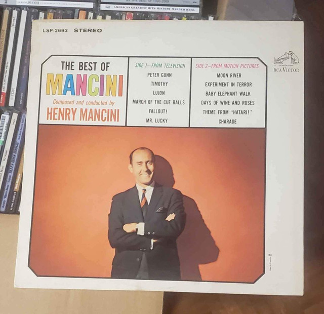 SELL OR TRADE FOR OTHER LPS The best of Henry Mancini Vinyl LP g dans CD, DVD et Blu-ray  à Longueuil/Rive Sud