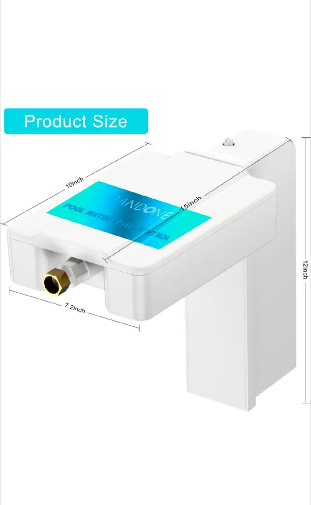 Pool Water Leveler Auto Fill, Automatic Pool Filler with 1/2"" F in Hot Tubs & Pools in Kitchener / Waterloo - Image 5